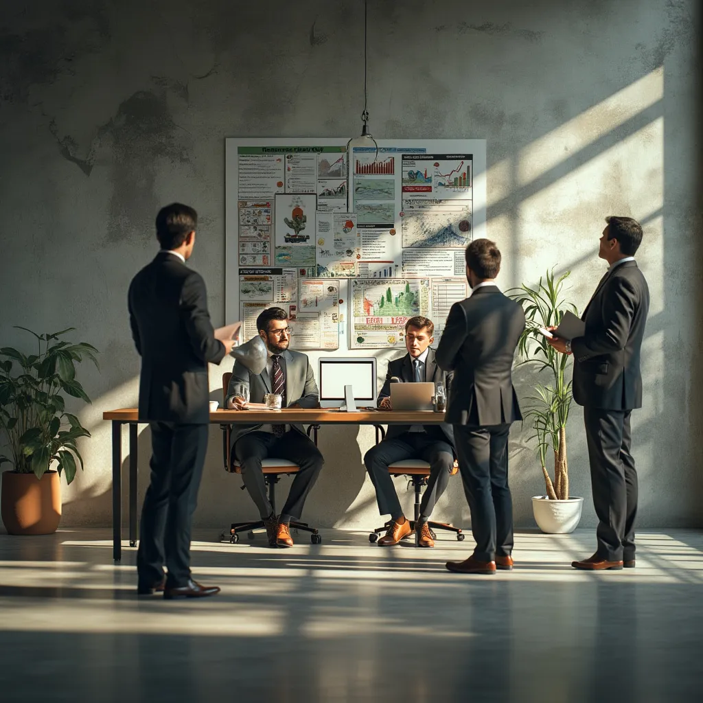 Gráfico de crecimiento de una empresa tras aplicar nuevas estrategias